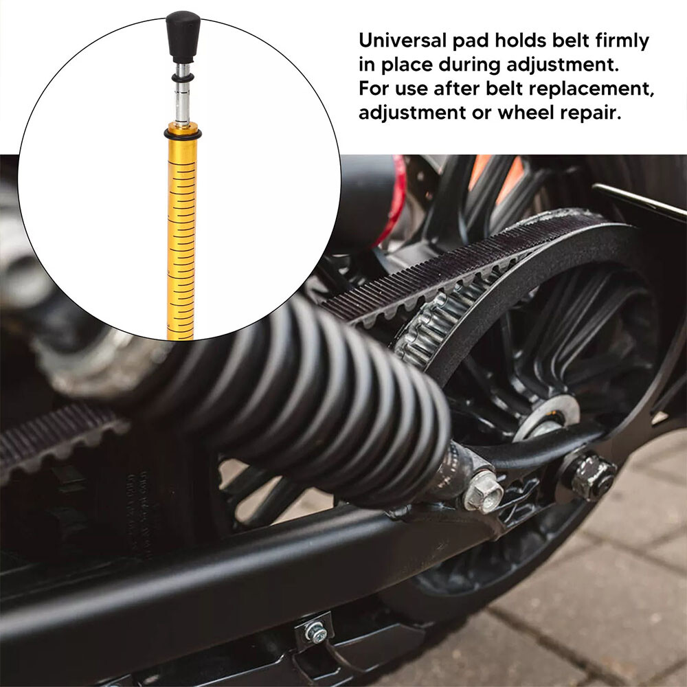 Motorcycle Secondary Drove Belt Adjustable Belt Tension Gauge Tool USA