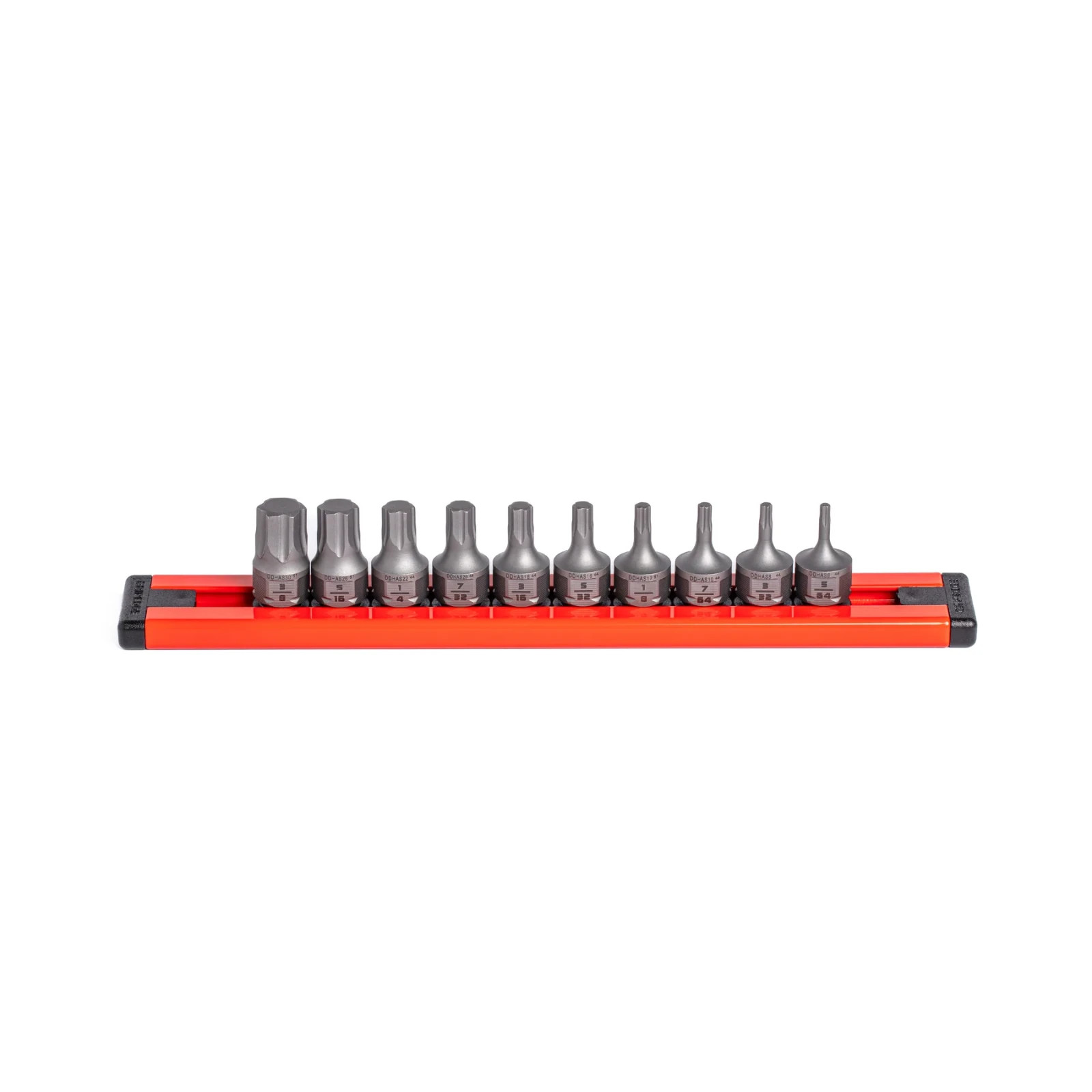 GripEdge Tools DDHAS10S 10 Piece 1/4″ Dr Dual Drive SAE RPT Hex Driver Set