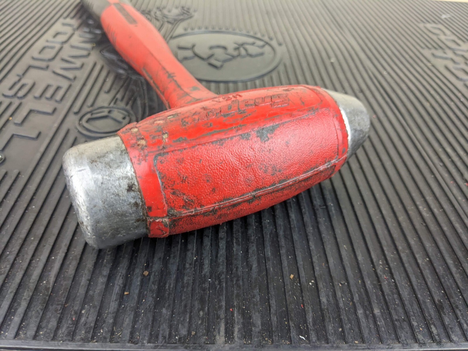#bc022 Snap On HBBD40 RED 40 oz Ball Peen Soft Grip Dead Blow Hammer