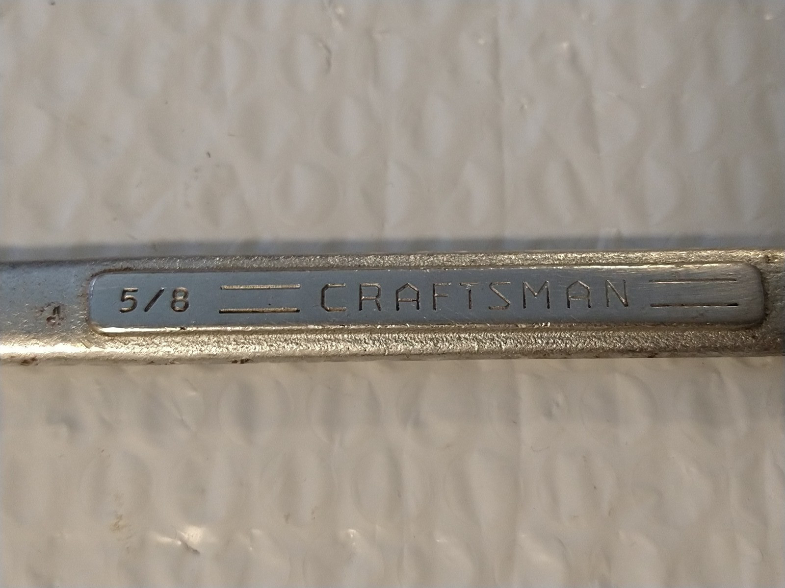CRAFTSMAN TOOLS USA V, 5/8″ COMBINATION WRENCH, 7.75″ LONG, 12 POINT.