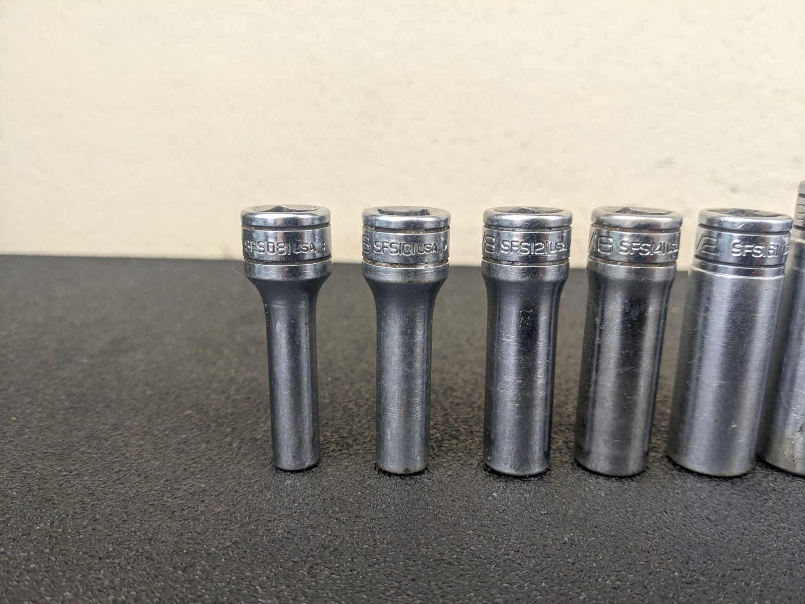 #bj202 Snap on Tools 211SFSY 3/8″ Drive Deep Chrome Socket Set Socket Set