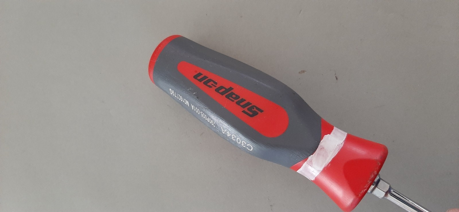 Snap-on SHDP31IR No # 1 Phillips Red Gray Instinct Grip Screwdriver USA Marked