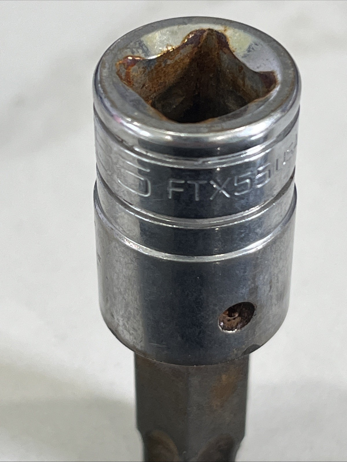 Snap On 3/8″ Drive T55 Torx Bit Socket # FTX55 MADE IN THE USA