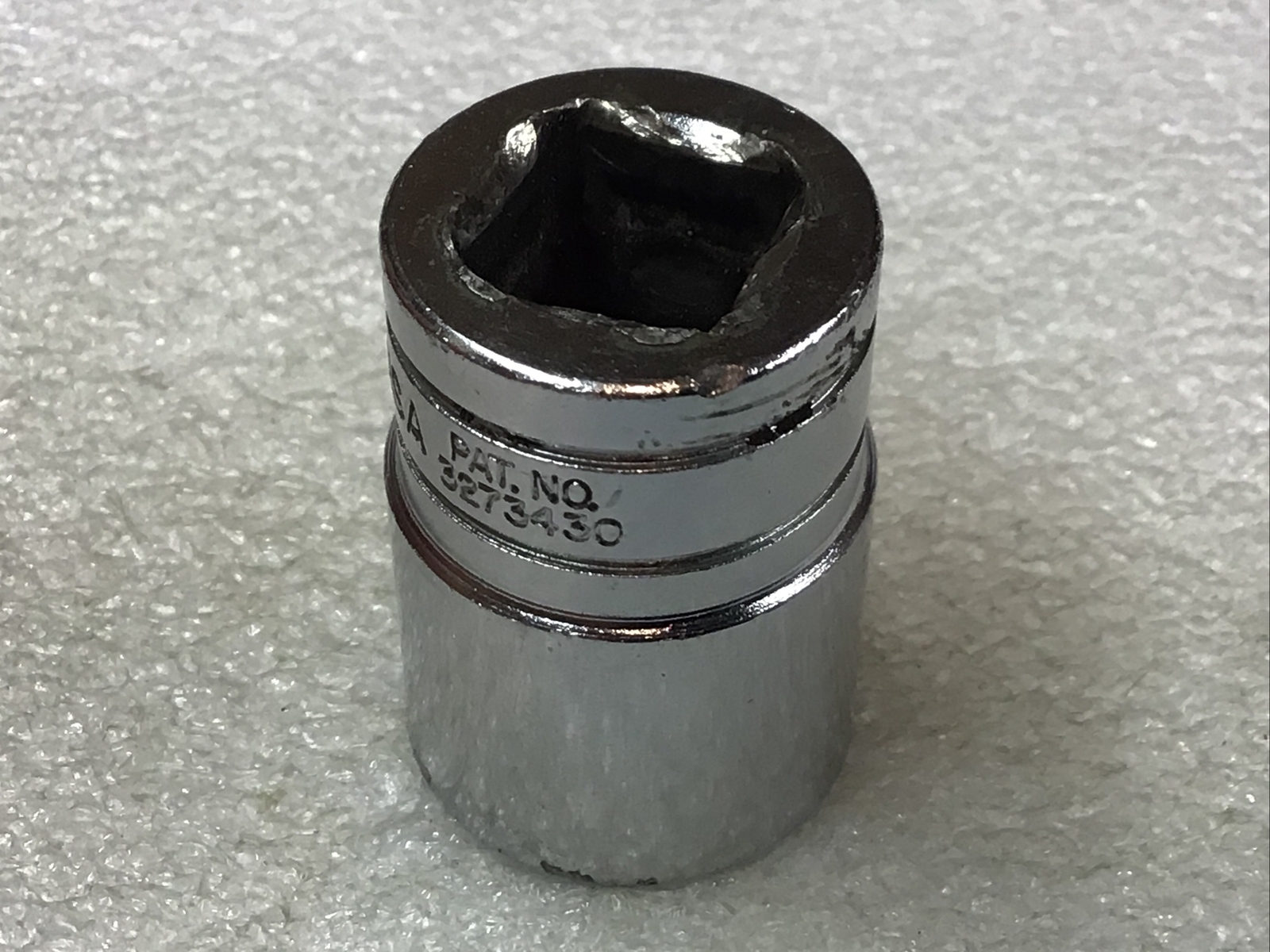Snap On#TW241 – 3/4”, SAE, 1/2″ Dr., Chrome, Shallow, 6 Pt., Socket-USA-NICE-