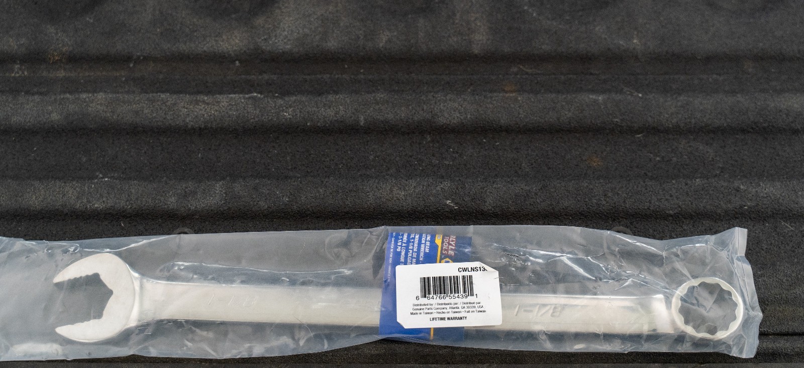 Napa Carlyle 12 Point Combination Wrench 1-1/8 In Brand New CWLNS136