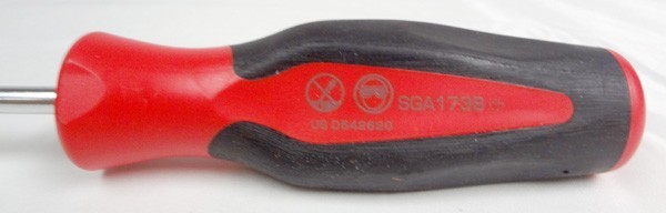Snap-On Tools USA Electric RED Soft Grip Radiator Hose Pick Model SGA173B