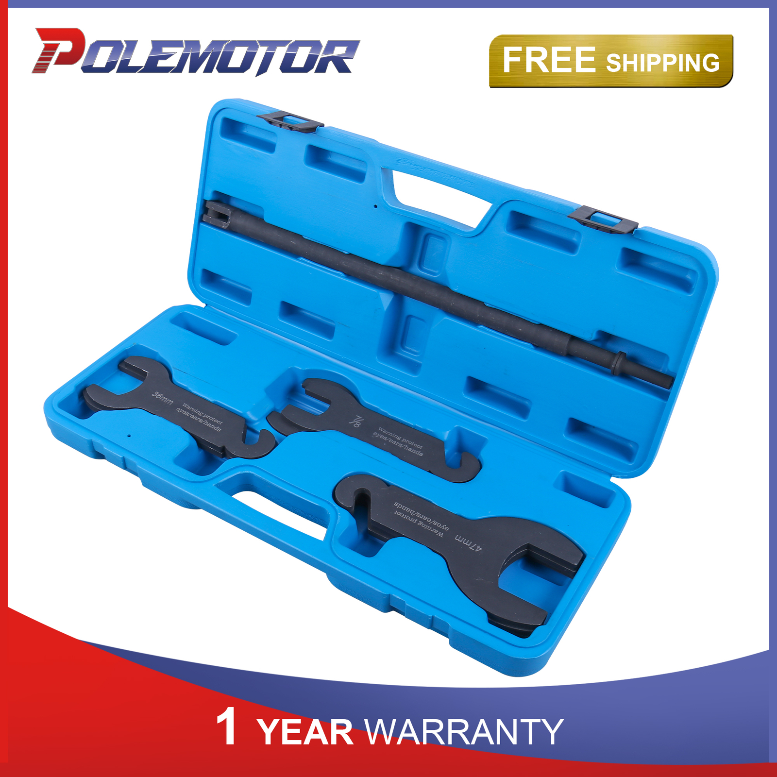 Pneumatic Remove and Install Driving Wrenches Tools For Water Pump Fan Clutch