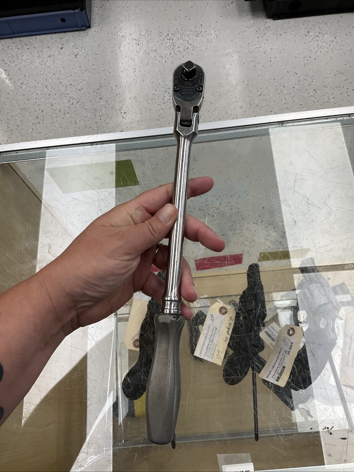 Snap-on™ 3/8″ drive FHLD80A Hard Handled Ratchet Unused 240134