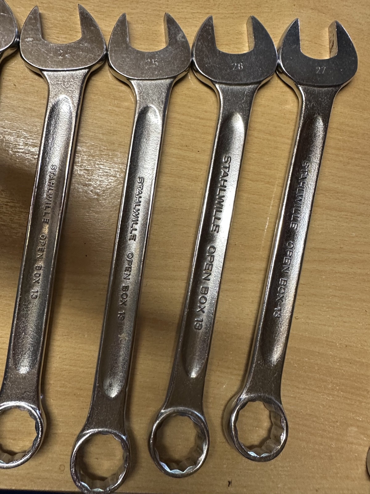 Stahlwille Open Box Spanner Set series 13 , 11 Piece, 16 -27mm