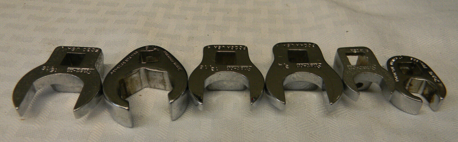 SNAP-ON 3/8″ DR 6PC CROWFOOT WRENCH SET 1/2″, 9/16″, 3/4″, 13/16″, 7/8″, 15/16″