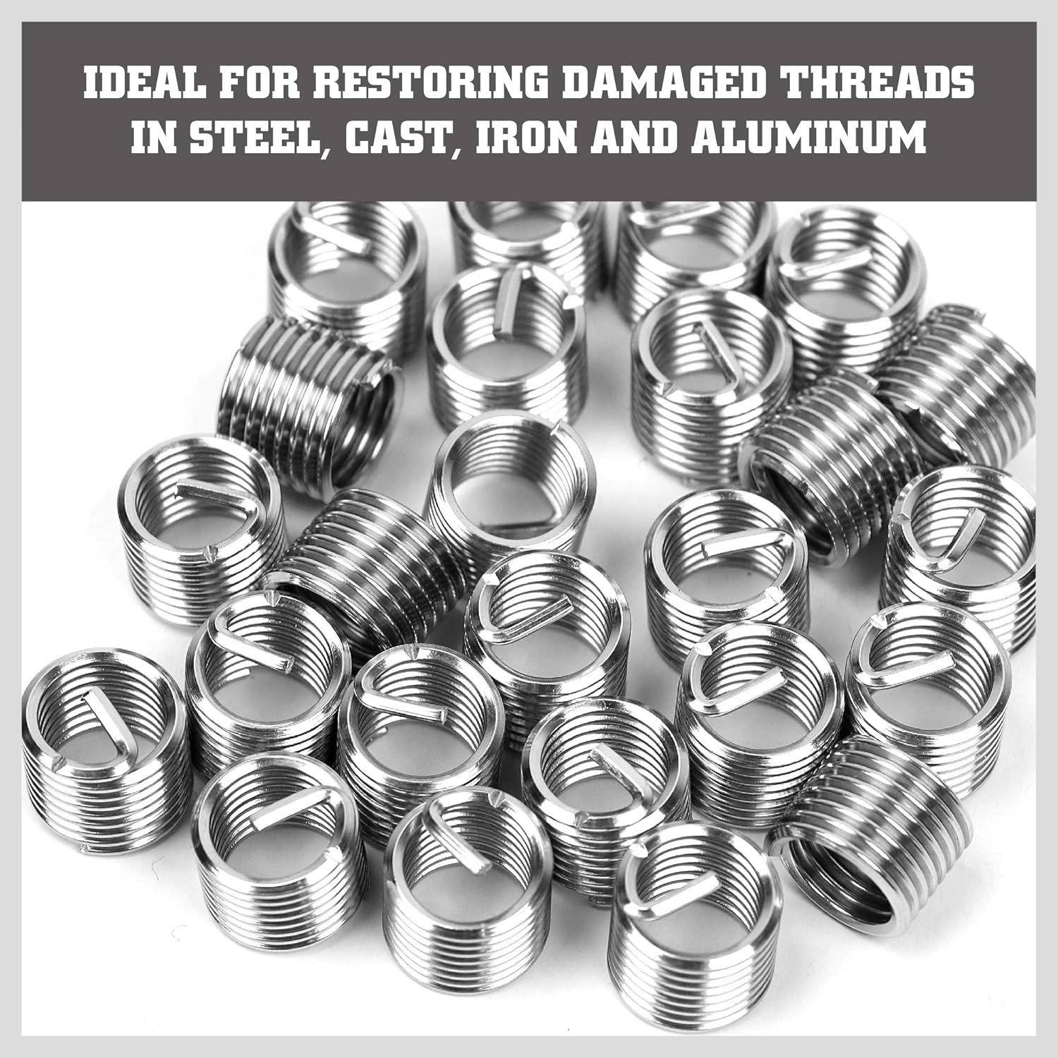 All-Inclusive Helicoil Set for Automotive Repairs and Rethreading Applications