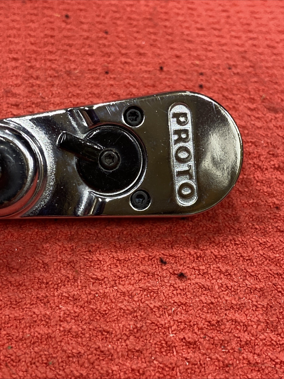 PROTO Tools USA 5267FL (Rare) Indexing Locking Flex Head Red Ratchet, 3/8” Drive