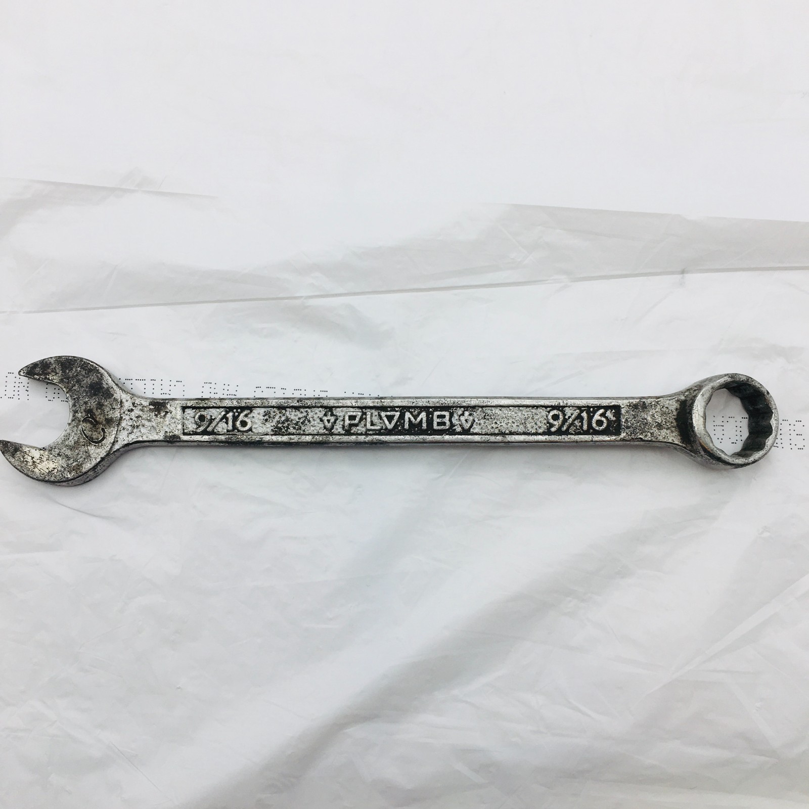 Plomb Tools 9/16″ Combination Wrench 12 #1218 Point Vintage USA Plumb