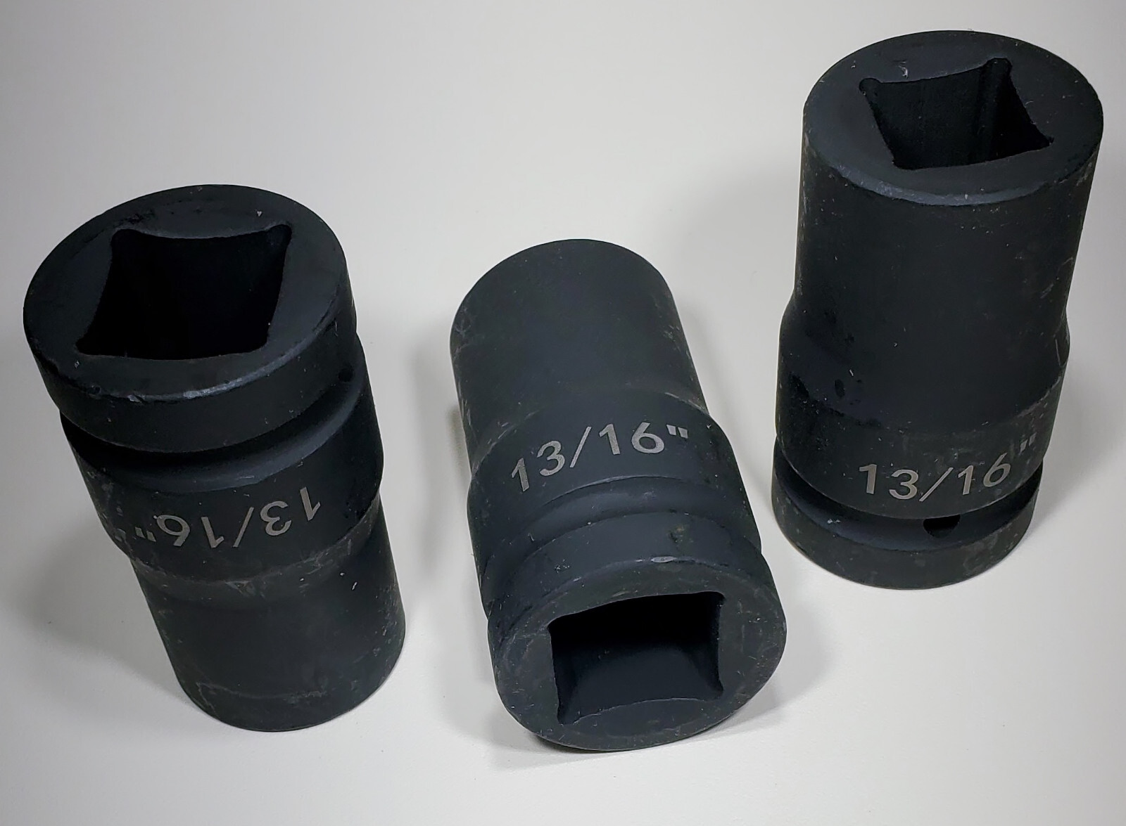1″ Drive Semi Truck BUDD WHEEL Deep Well Impact Socket 13/16″ 4 Point BULK CR-MO