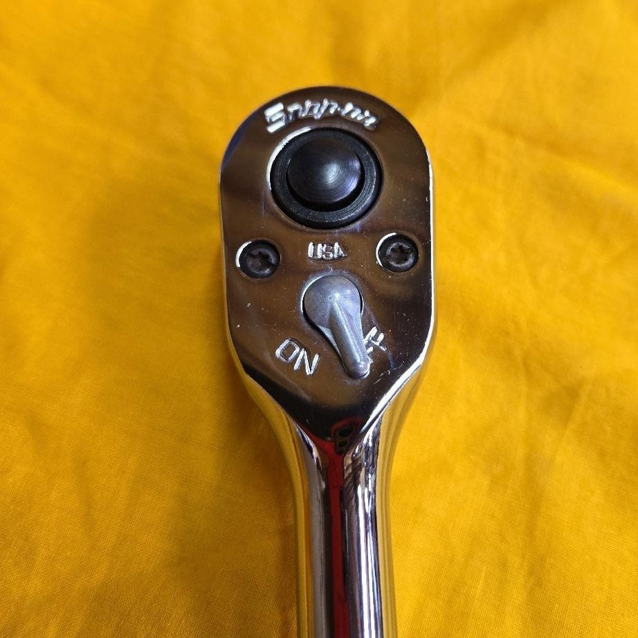 Snap-on SR936 1/2″ Drive Standard Handle Quick Release Ratchet [Used]