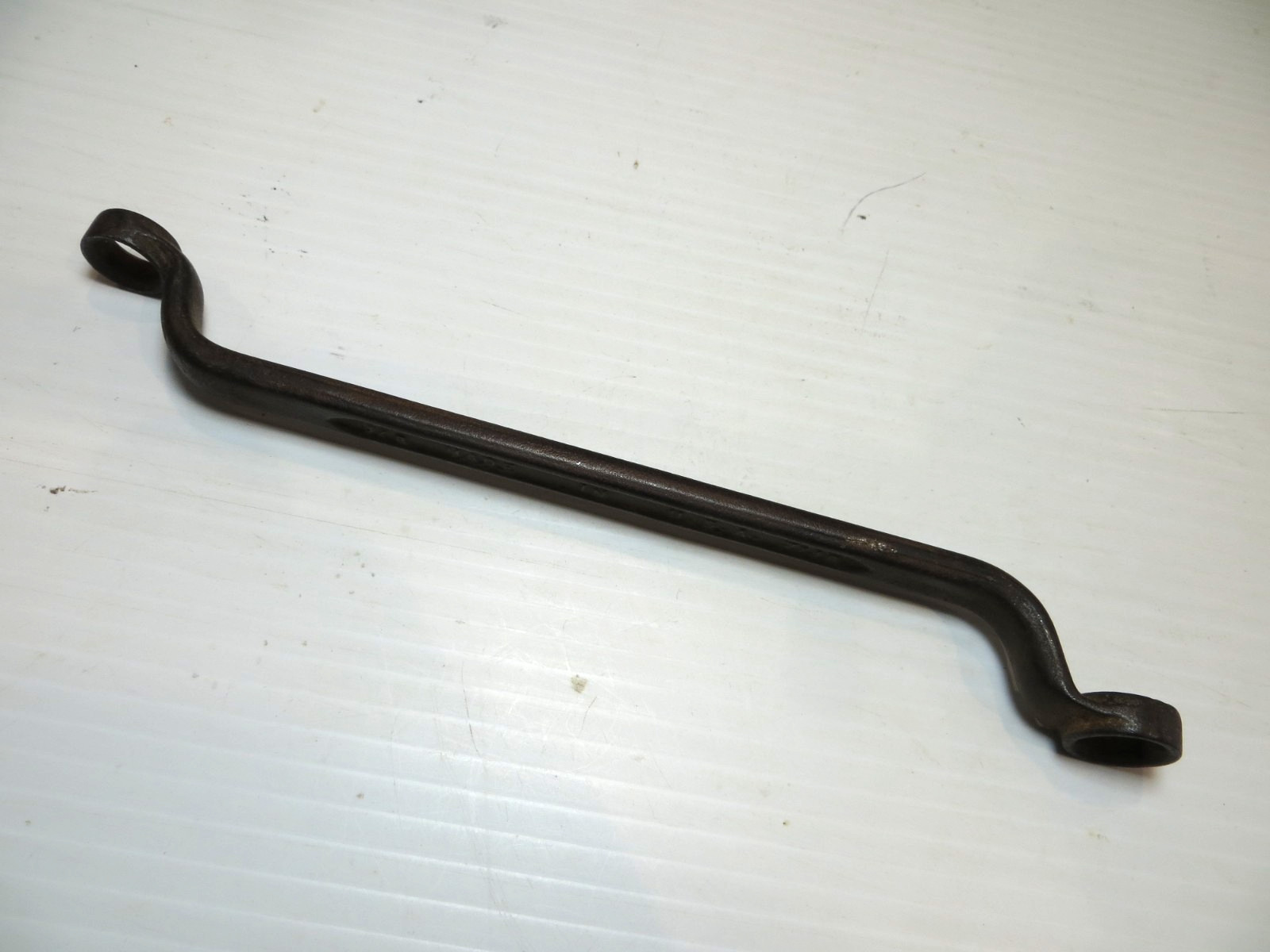 Vintage Offset Box End Wrench, 3/8″ x 7/16″ 6 Pt Forged Select Steel Made in USA