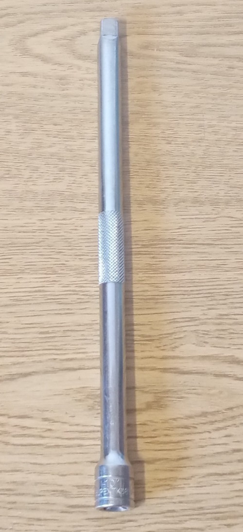 Blue-Point Tools BLPEXTK3810, 3/8″ Drive 10″ Knurled Extension