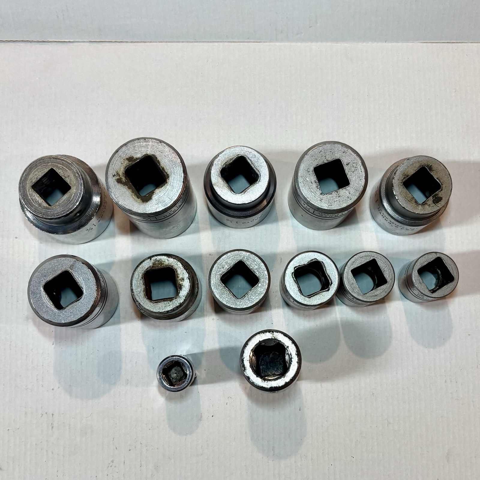 Proto 3/4” Drive 17 Piece Set Sockets Ratchet Extensions Adapters
