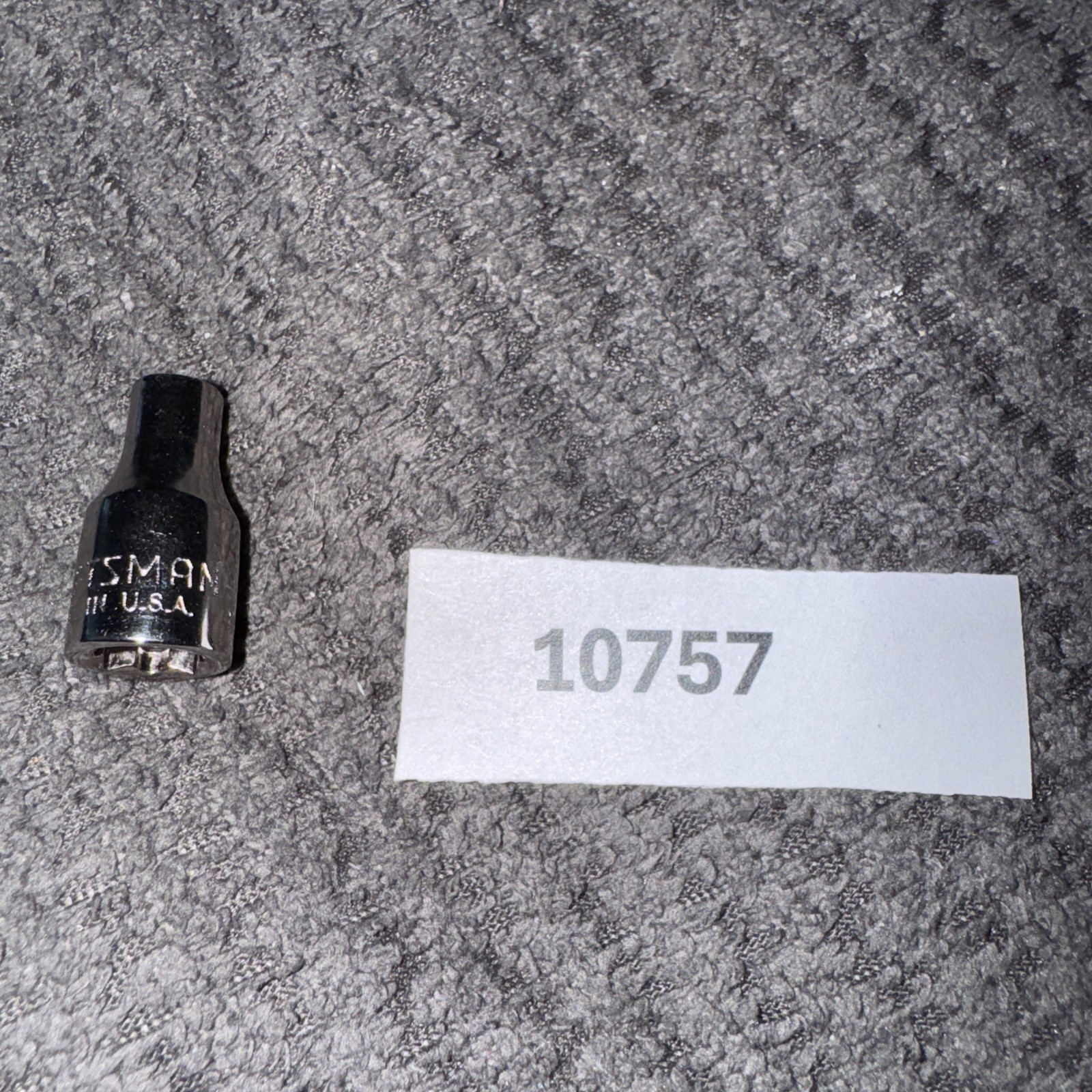 Craftsman 5/32″ Socket 6 point 1/4″ Drive Inverted G2 43481 Nos Sears USA