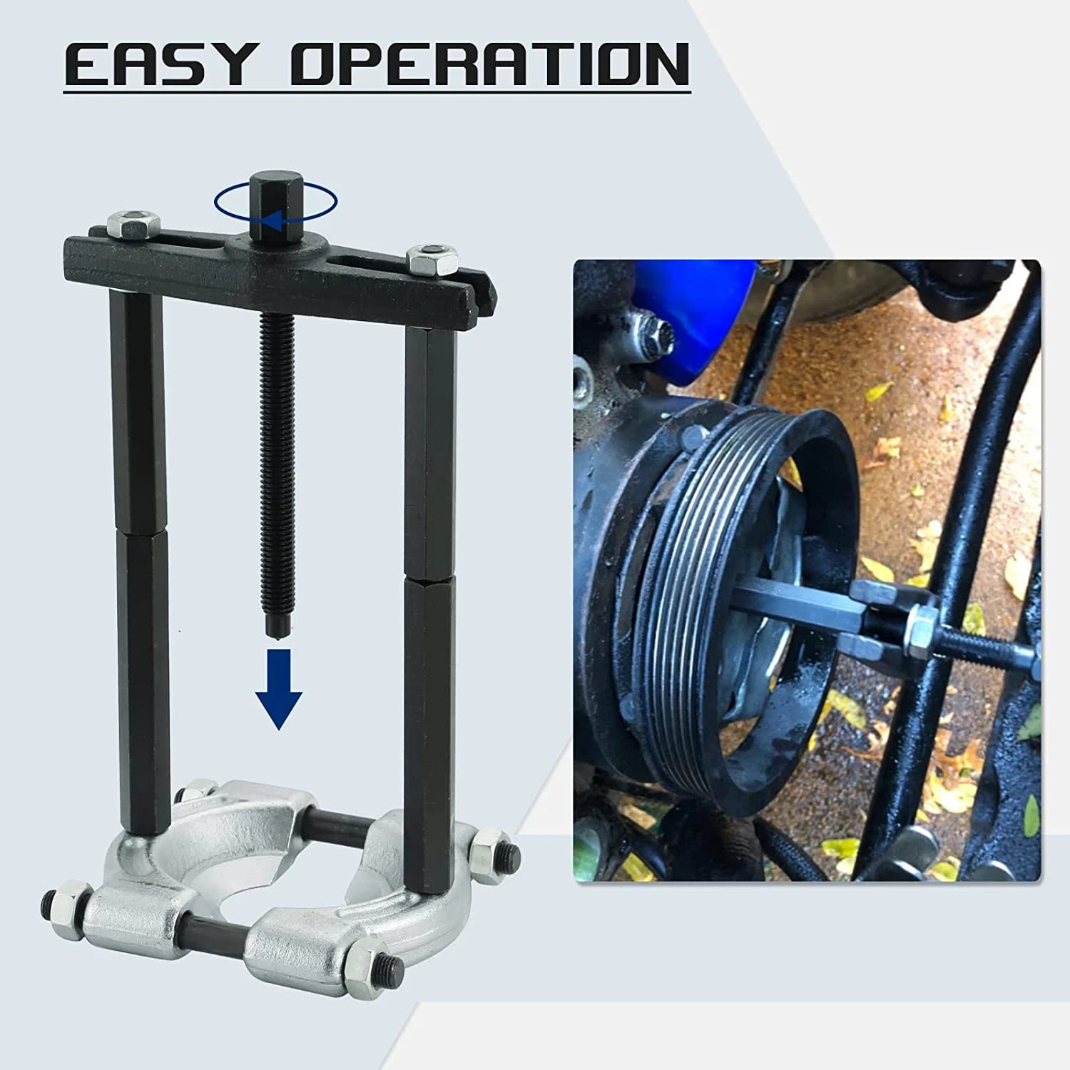 14Pcs Bearing Puller Set,5 Ton Capacity Bearing Separator Tool Kit 2″ and 3″ Jaw