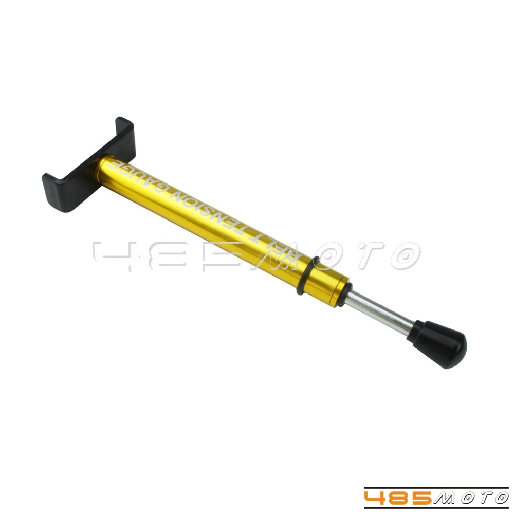 Gold Belt Tension Gauge For Harley Belt Driver Bike Adjusting Belt Tension Tool