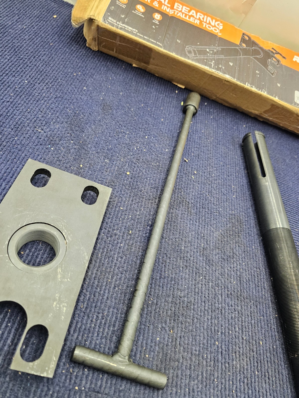 ROGIERRA Gimbal Bearing Puller & Installer Tool, Heavy-Duty Carbon Steel Black