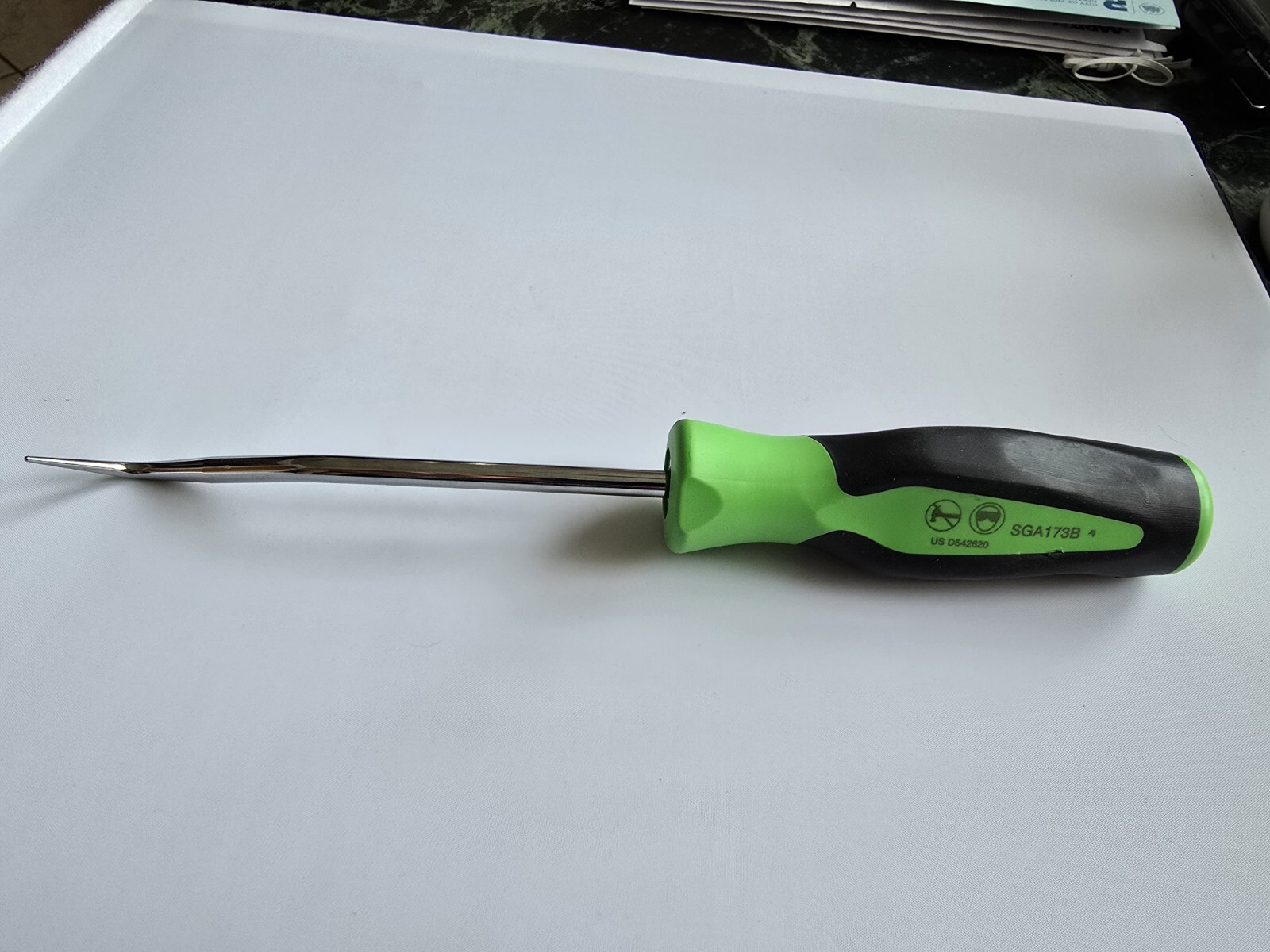 Snap-on Tools USA NEW 10″ Length GREEN Soft Grip Radiator Hose Pick SGA173BG