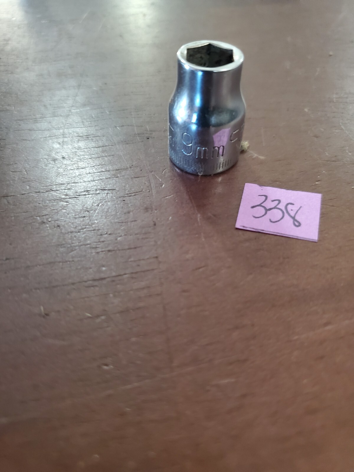 Craftsman USA 9mm 6 Point 3/8″ Drive Shallow Socket 43541 -V- Series Ratchet Too