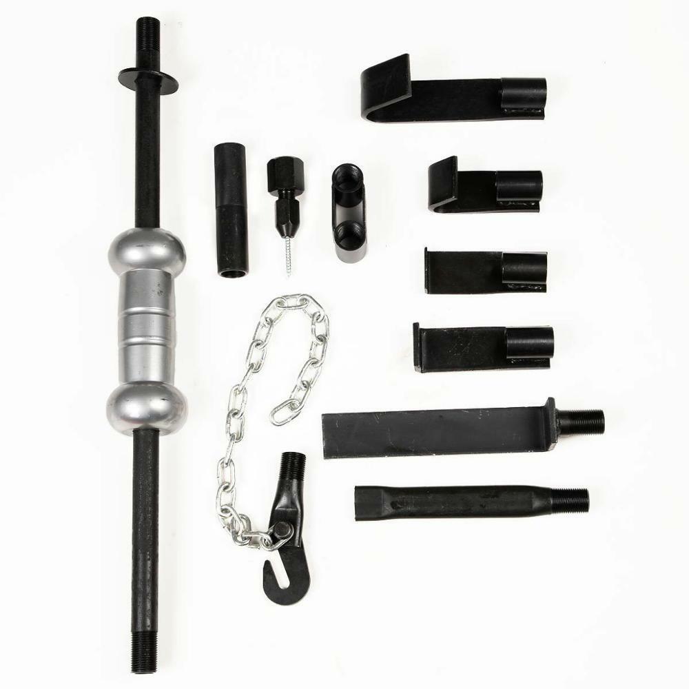 13PC Heavy Duty Dent Puller w/10lbs Slide Hammer Auto Body Truck Repair Tool Kit