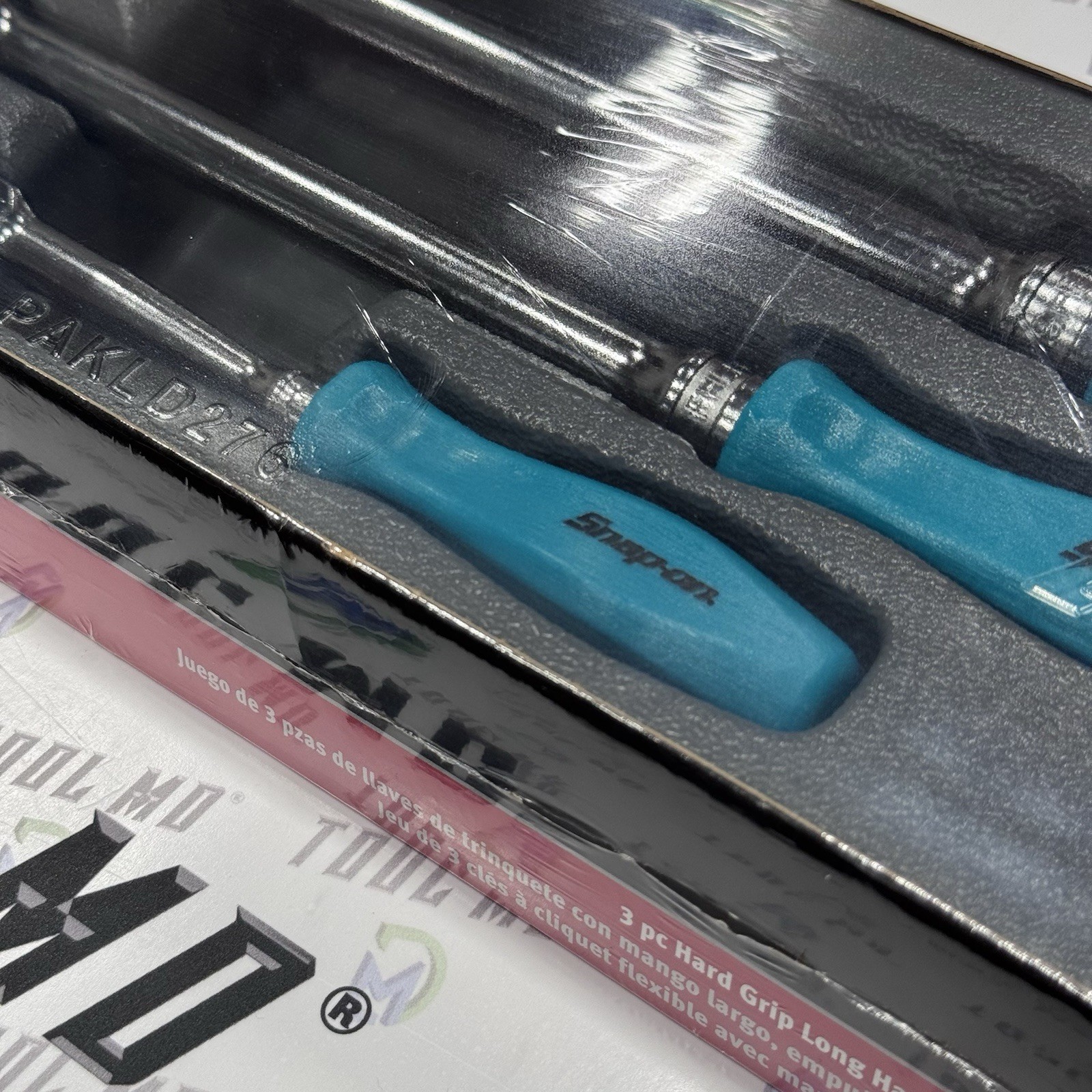 Snap-on Tools USA NEW RARE TEAL 3pc 100th Anniv FLEX Ratchet Set RAT3HLFDCE