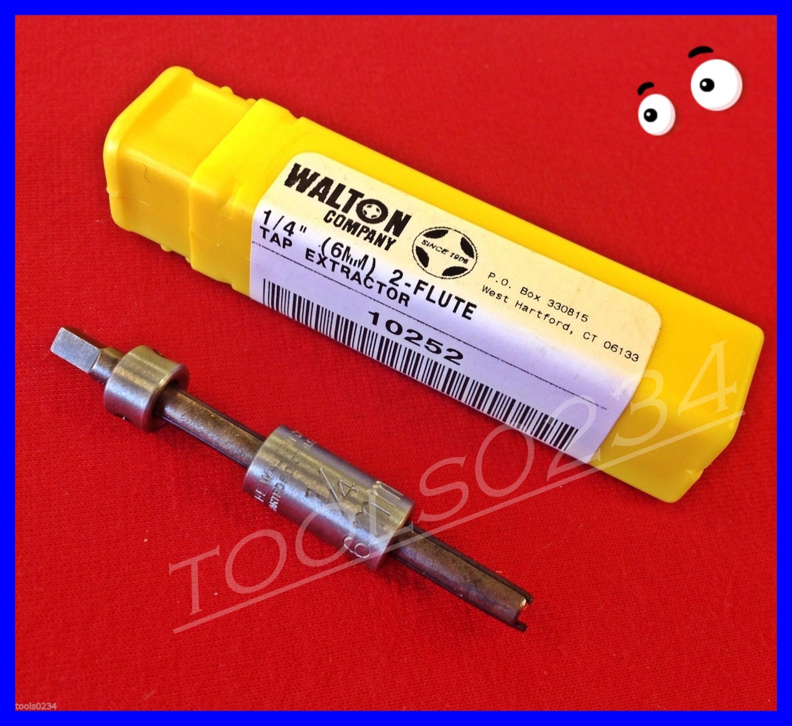 1/4″ 6mm Walton 10252 Tap Extractor 2 Flute USA