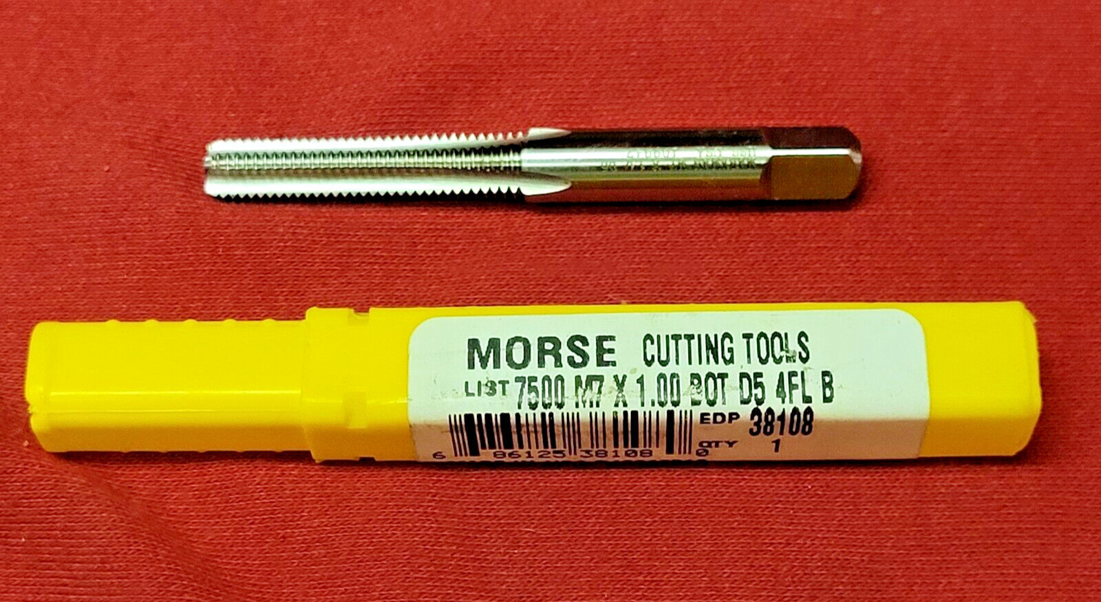 M10 X 1.5 10MM Bottom Tap Morse MT3838110 HSS Hand Tap USA D5 Metric 10MM 1.5