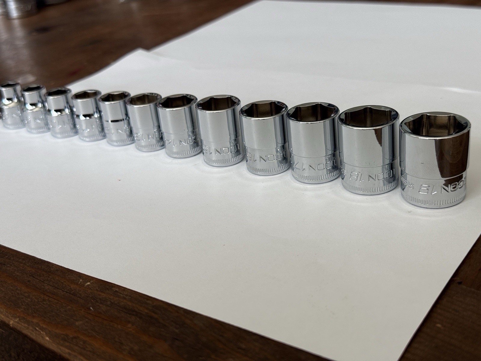 ICON 3/8” Drive 6Pt Metric Shallow & Deep Socket Chrome – Choose Size mm