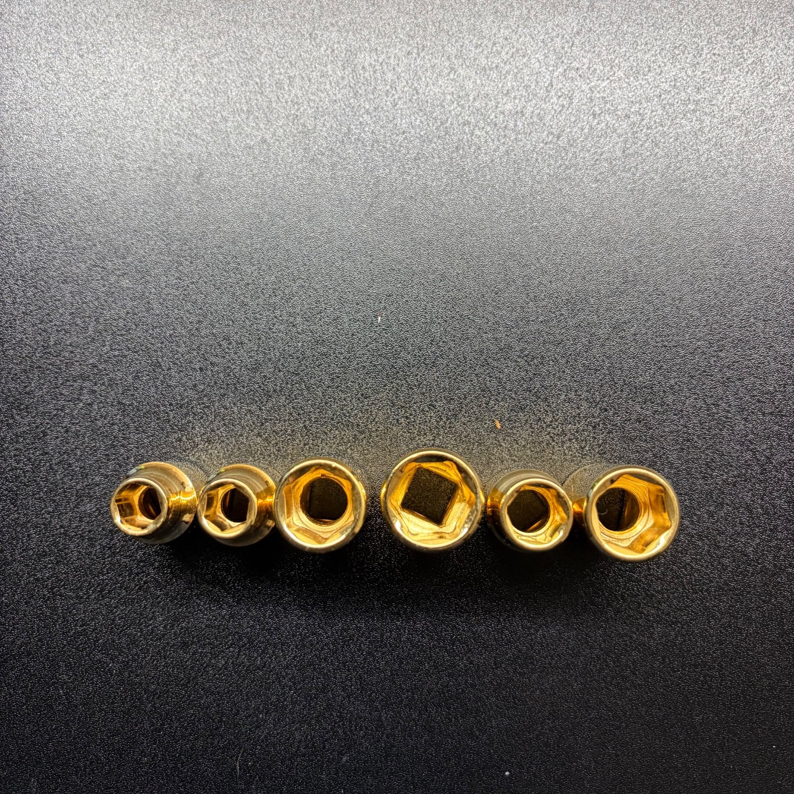 Limited Edition 24K Gold Plated MAC Tools 2005 1 of 2000 3/8 socket set 10mm 6pc