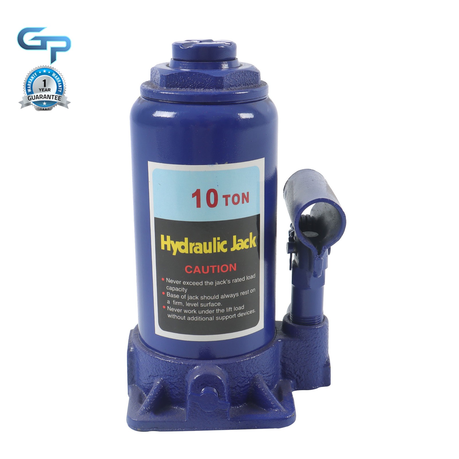 Hydraulic Car Bottle Jack for Auto Repair and House Lift, 10 Ton (20,000 LBs)