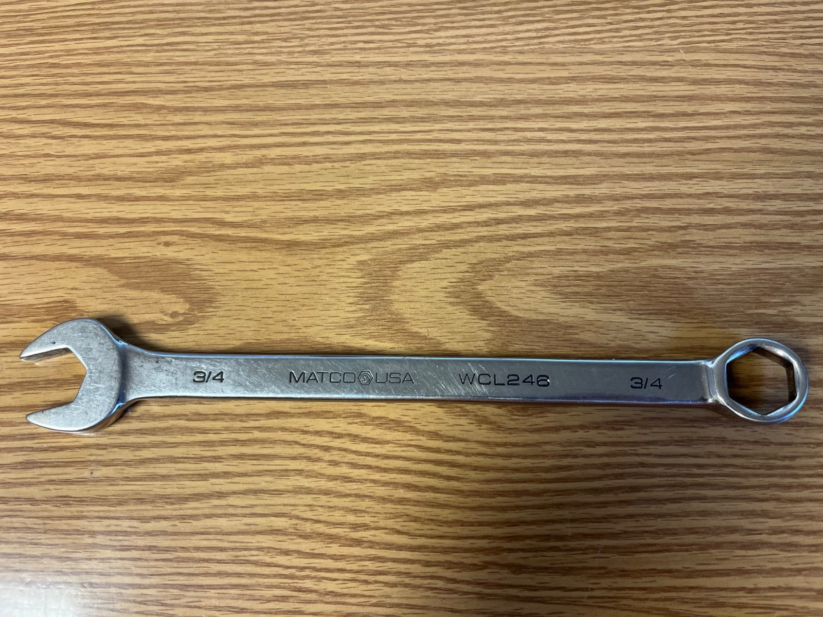 MATCO – WVL246 – 3/4 COMBINATION WRENCH – LOC#238