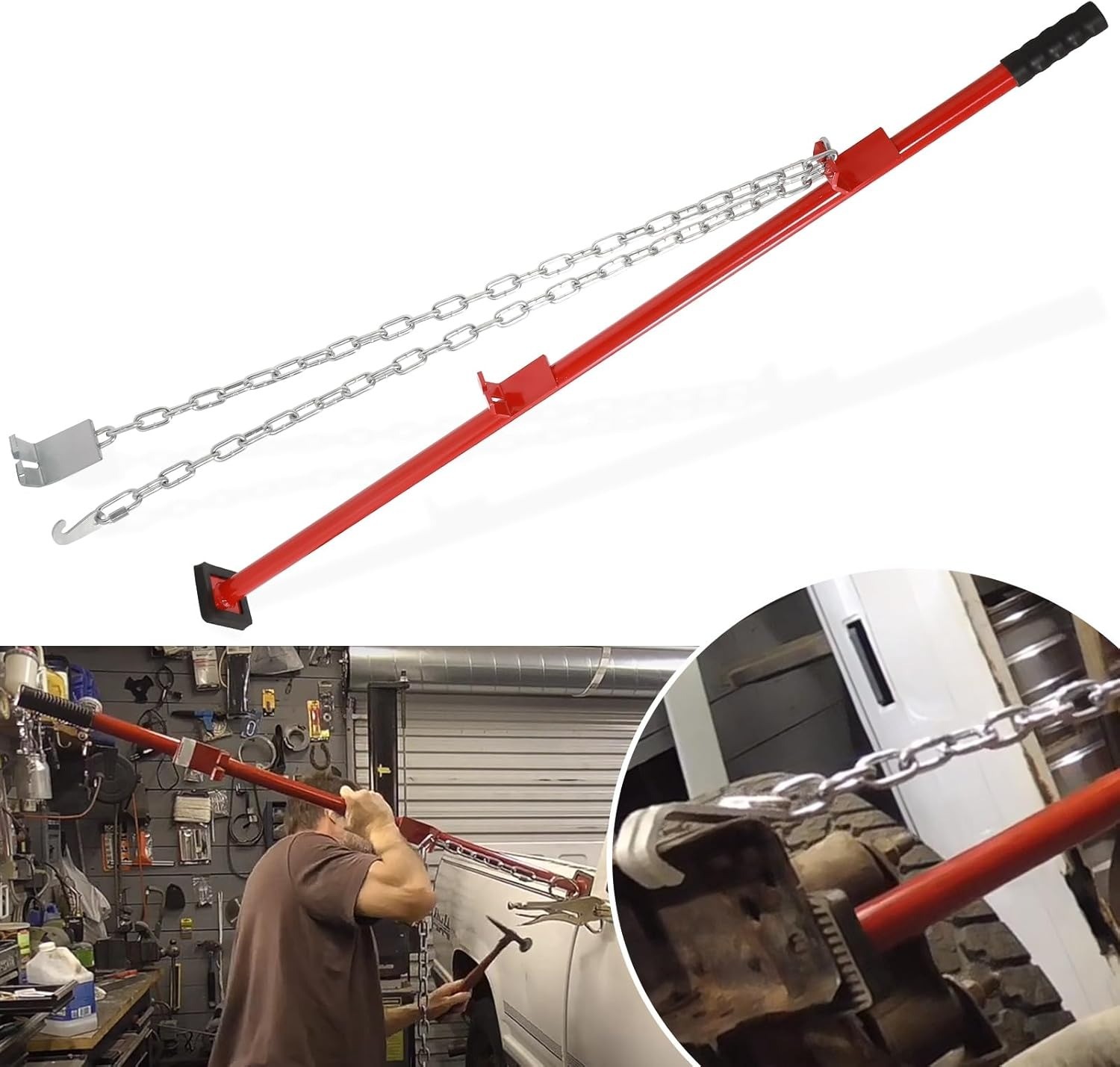 77175 Premium Auto Body Alignment Bar – Versatile Cars Alignment Tool 52.6 Inch