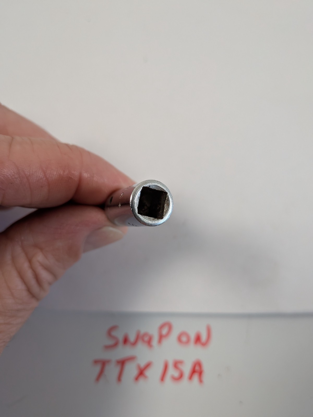 Snap-on TTX15A T15 Torx Bit Socket 1/4 Drive (Has Wear to Tip) w8A4