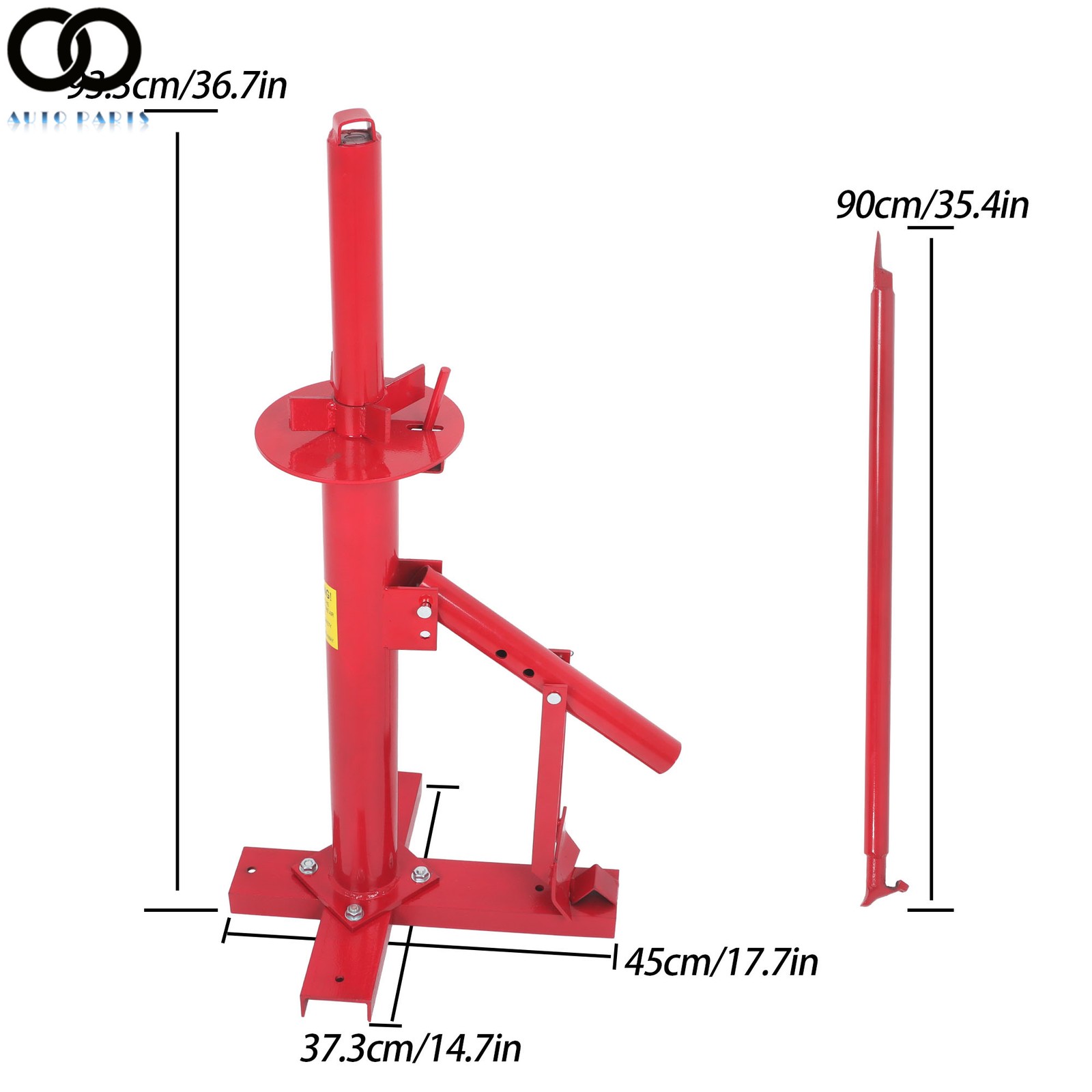 Manual Tire Changer For 8″ to 16″ Tires Portable Hand Bead Breaker Mounting Tool