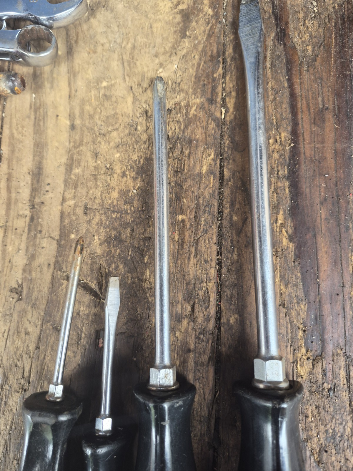 Snap On Tools 4 Pc Screwdriver Set Std8,stdp63,std3,sddp31