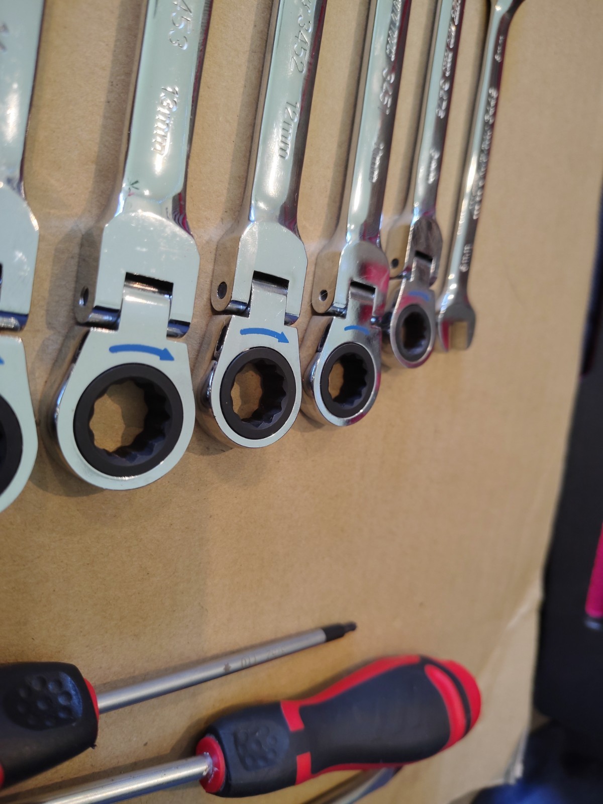 JTC TESLA TECHNICIAN TOOL SET Ratcheting Wrenches Punches Etc In Hard Case
