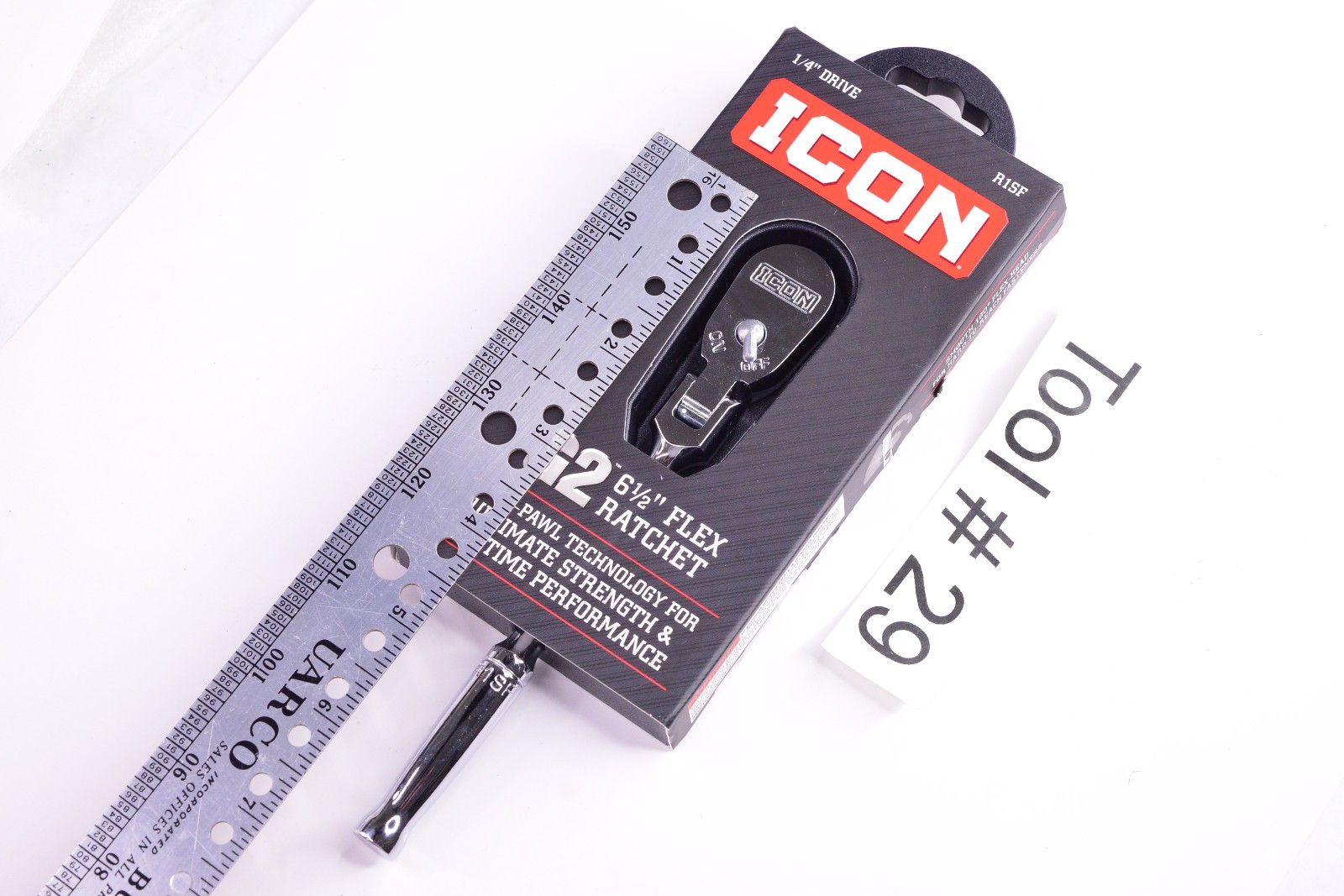 ICON G2 1/4″ Drive 6 1/2″ Flex FLEX Ratchet R1SF NEW FREE SHIPPING📦
