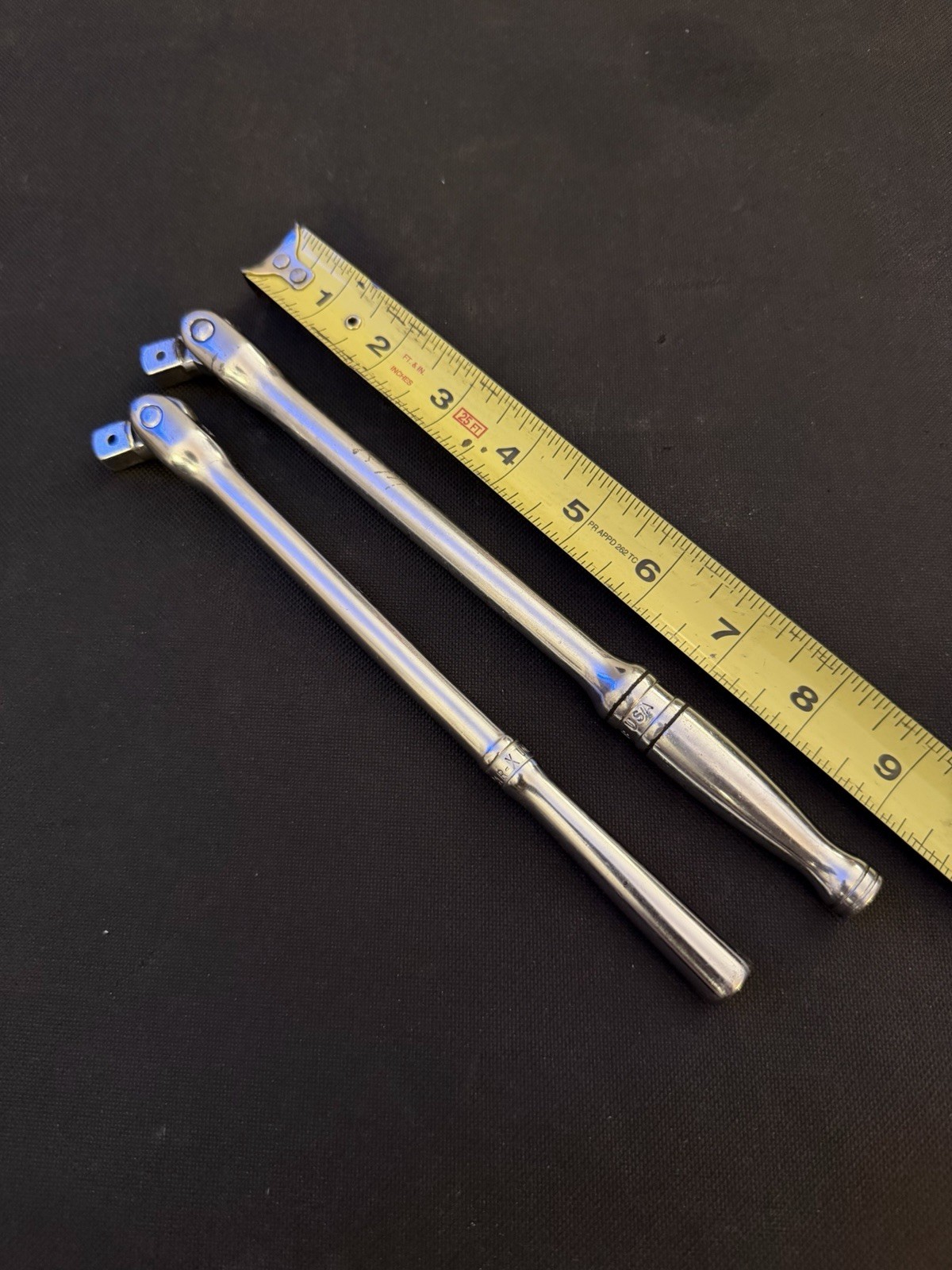 Snap On 3/8” Breaker Bar F10LB – PAR-X UN100 – 2 Piece Breaker Bar Lot – USA