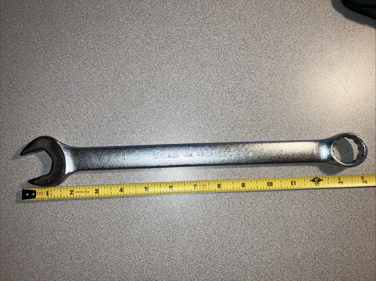 Proto Tools 1232ASD 1″ 12Pt Point Combination Wrench Anti-Slip Design Satin USA