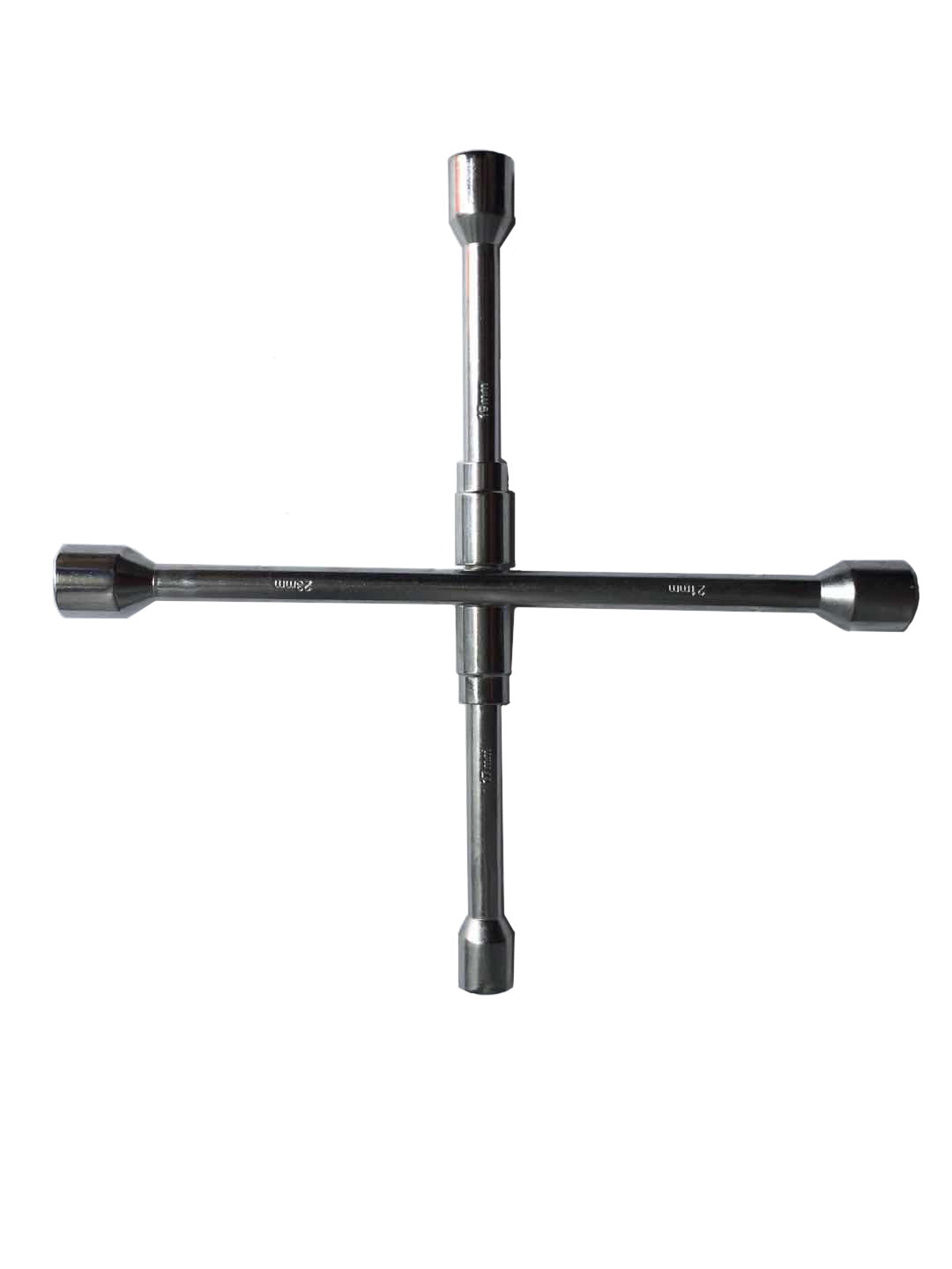 Folding Lug Wrench 4 Way Cross Wheel Spanner Car Brace Socket Nut 17 19 21 23mm
