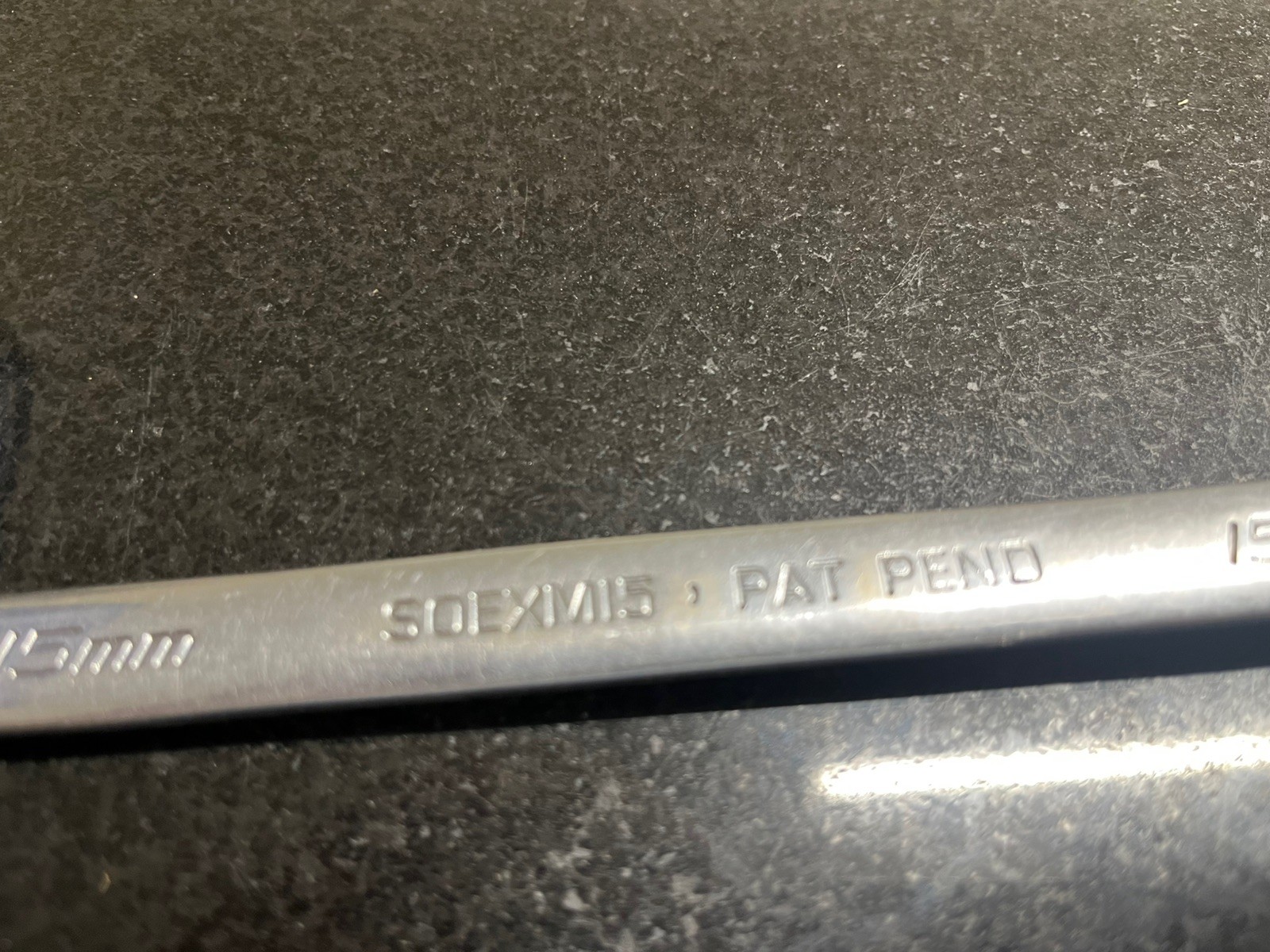 Snap On 15mm 12-Point Metric Flank Drive Combination Wrench SOEXM15