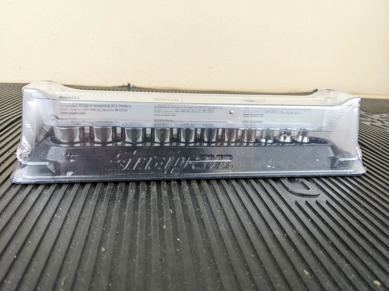 #an620 NEW Snap-on 112TMMY USA 12pc 1/4″ Drive METRIC 6 Point Shallow Socket Set