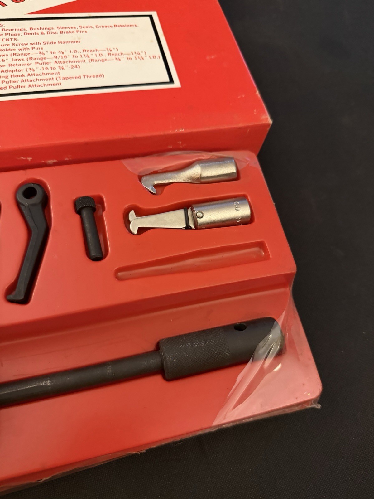 Snap-On CJ93B, 14-Piece Light Duty Combination Puller Set W Slide Hammer CJ125-6