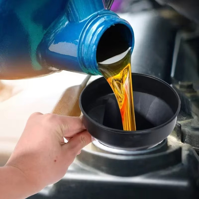 1PC Engine Refueling Funnel Filter Oil Gasoline Filling Strainer Hose Tool Pro