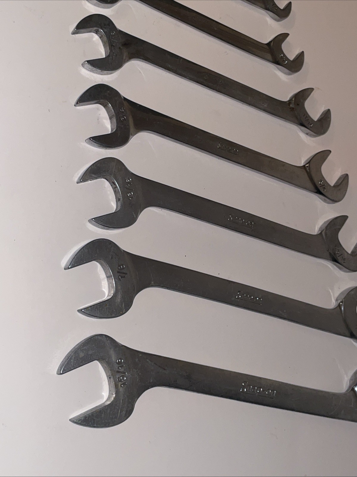 Snap-on Four-way Angle Head Open End Wrench Set VS10-VS30 9 Pieces Set